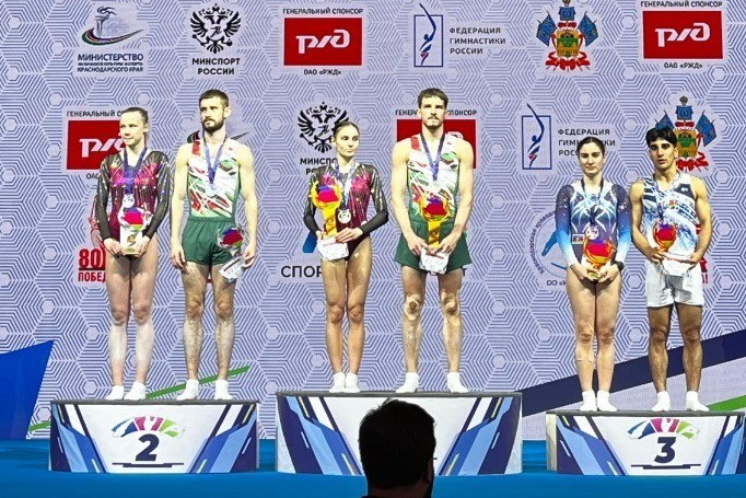 Gimnastlarımızdan Krasnodarda 2 medal