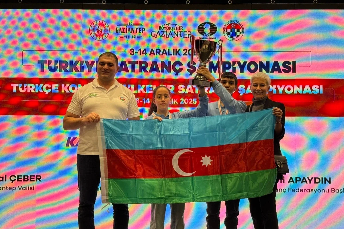 Azərbaycanın şahmat üzrə U16 komandası türkdilli ölkələrin çempionu oldu