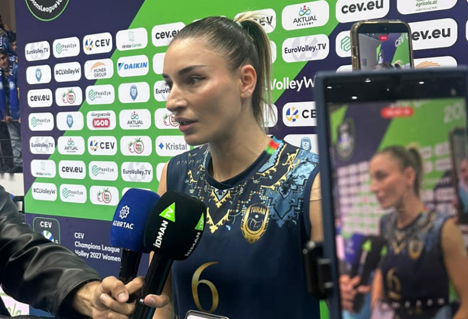 “Turan”ın voleybolçusu: “Qələbəyə sevinsək də, arxayınlaşmamalıyıq”