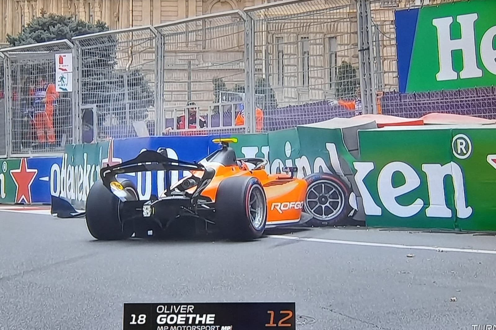 Sıralama turunda ağır qəza olub