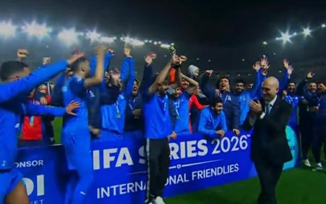 Azərbaycan millisinə mükafat təqdim olundu