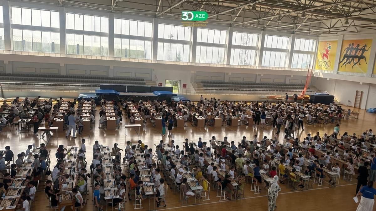 Qaxda yeniyetmələr arasında Şahmat Olimpiadası keçirilir