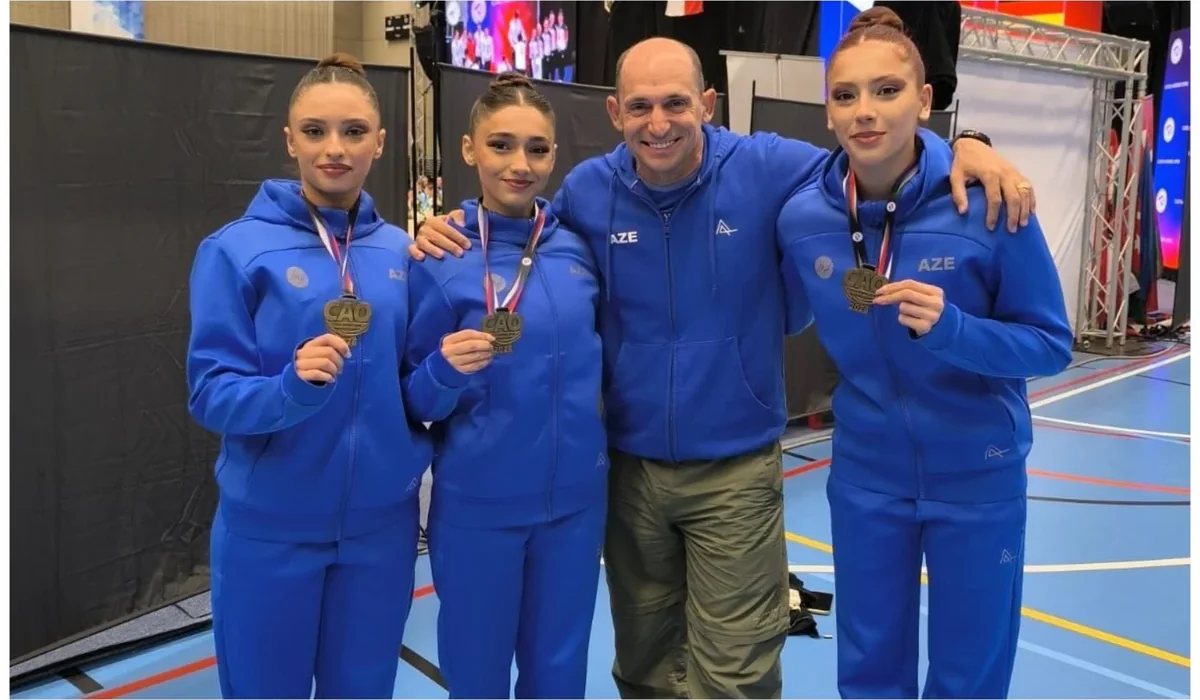 Gimnastlardan “qızıl”