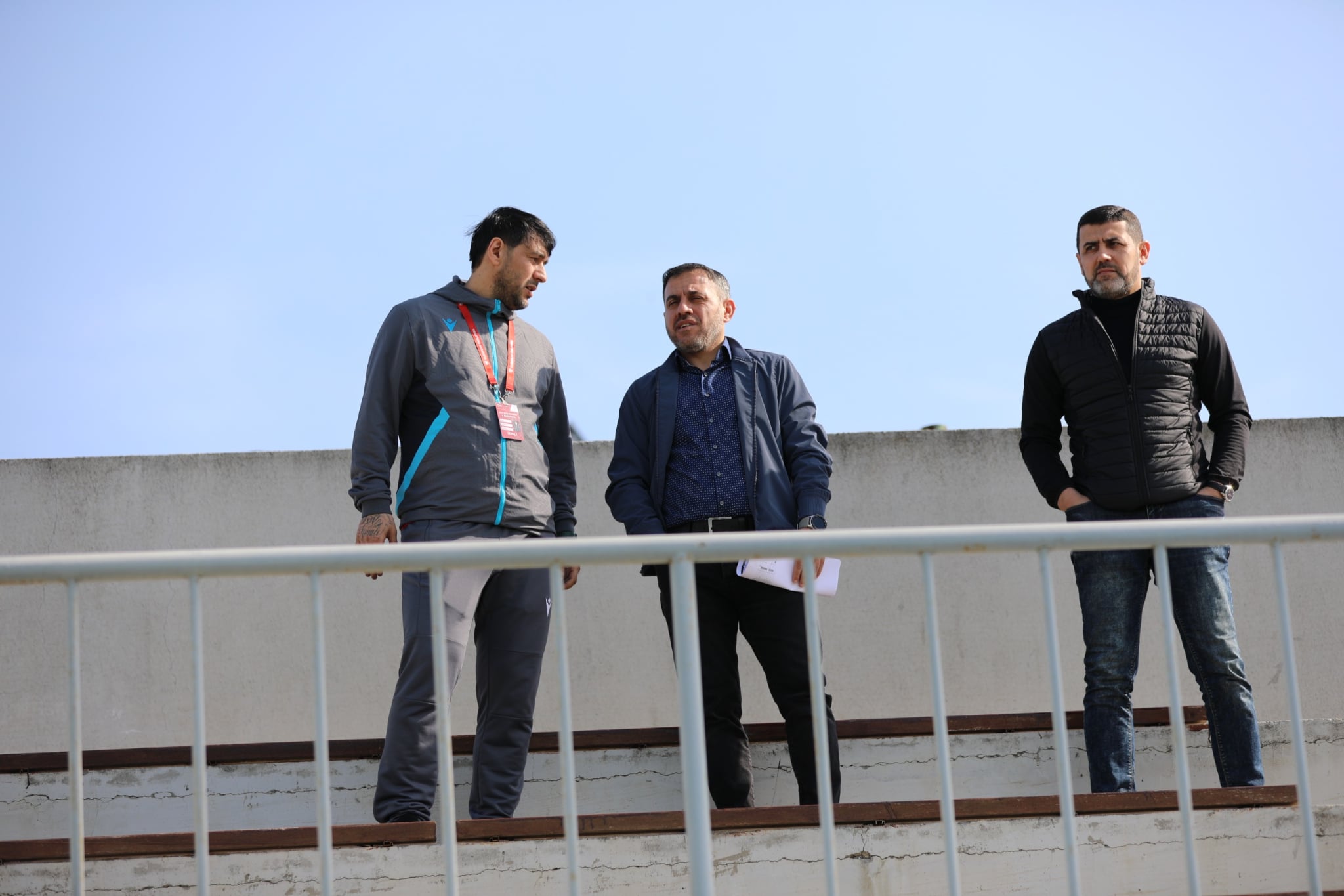 Ayxan Abbasov Binədə keçirilən oyunu izlədi
