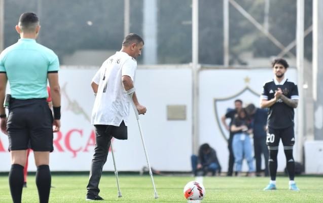 “Qarabağ” amputant komandasının kapitanı yarımfinalda topa ilk zərbəni vurdu - FOTOLAR
