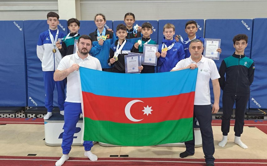Gimnastlarımızdan Qazaxıstanda 6 medal