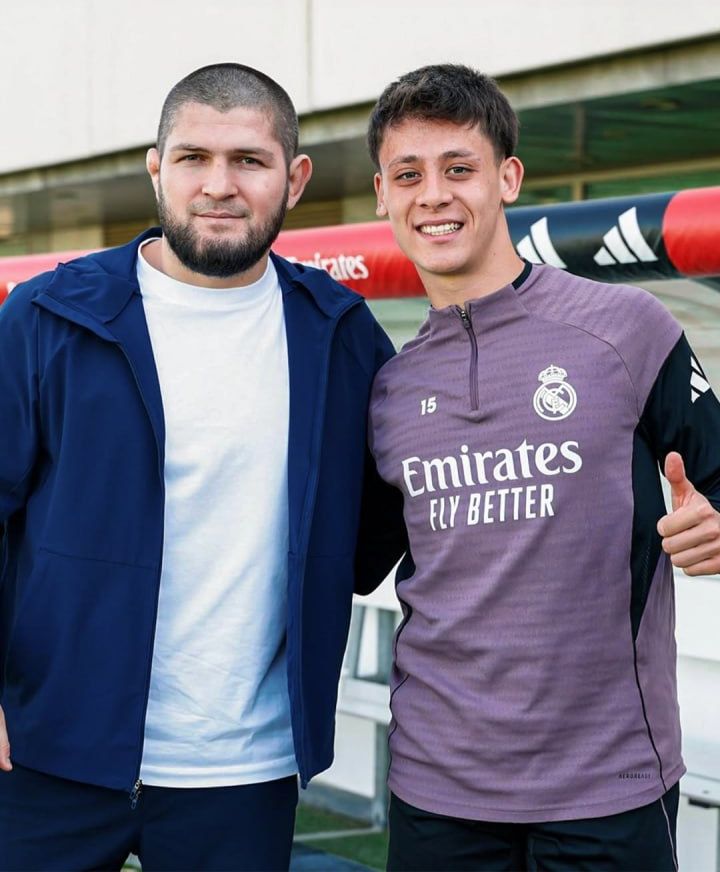 Arda Güler Həbib Nurməhəmmədovla görüşüb