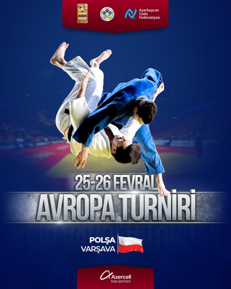 Cüdoçularımız Varşava Açıq Avropa turnirində iştirak