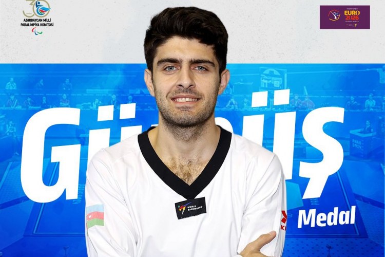 Azərbaycan idmançısı Avropa çempionatında gümüş medal qazandı
