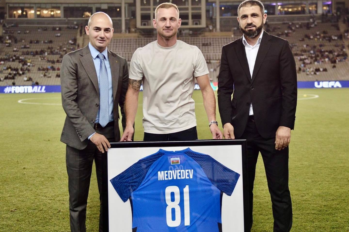 Maksim Medvedev AFFA tərəfindən təltif edilib