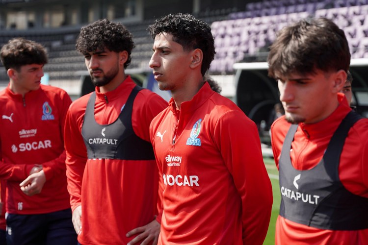 Millimizin Portuqaliya ilə oyundan öncəki məşqi