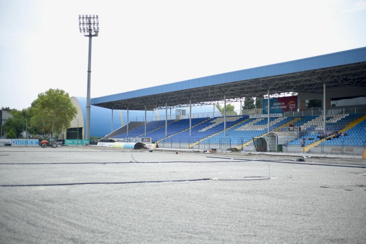 Tovuz şəhər stadionunda son durum - FOTOLAR