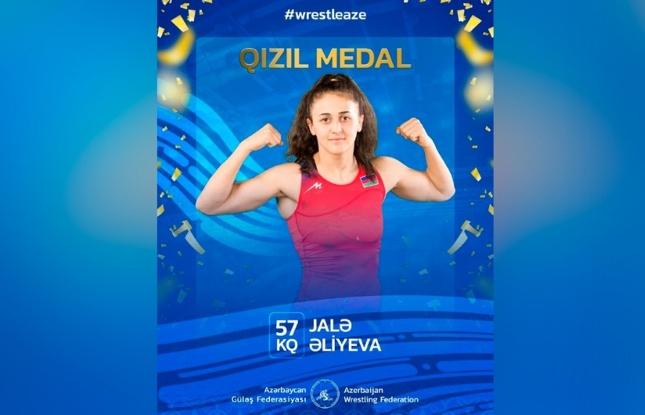 Jalə Əliyeva dünya çempionu oldu