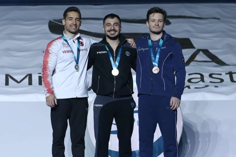 Azərbaycan gimnastı dünya kubokunda bürünc medal qazandı