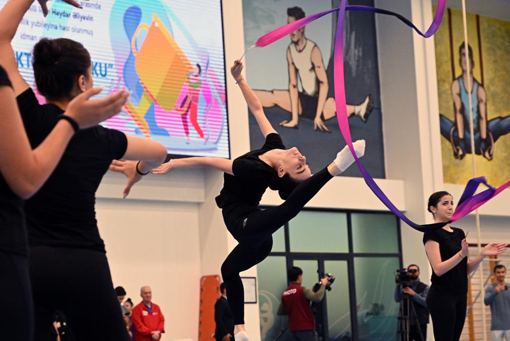 İdman gimnastikası üzrə “Rektor Kuboku”nun açılış mərasimi keçirilib - FOTOLAR