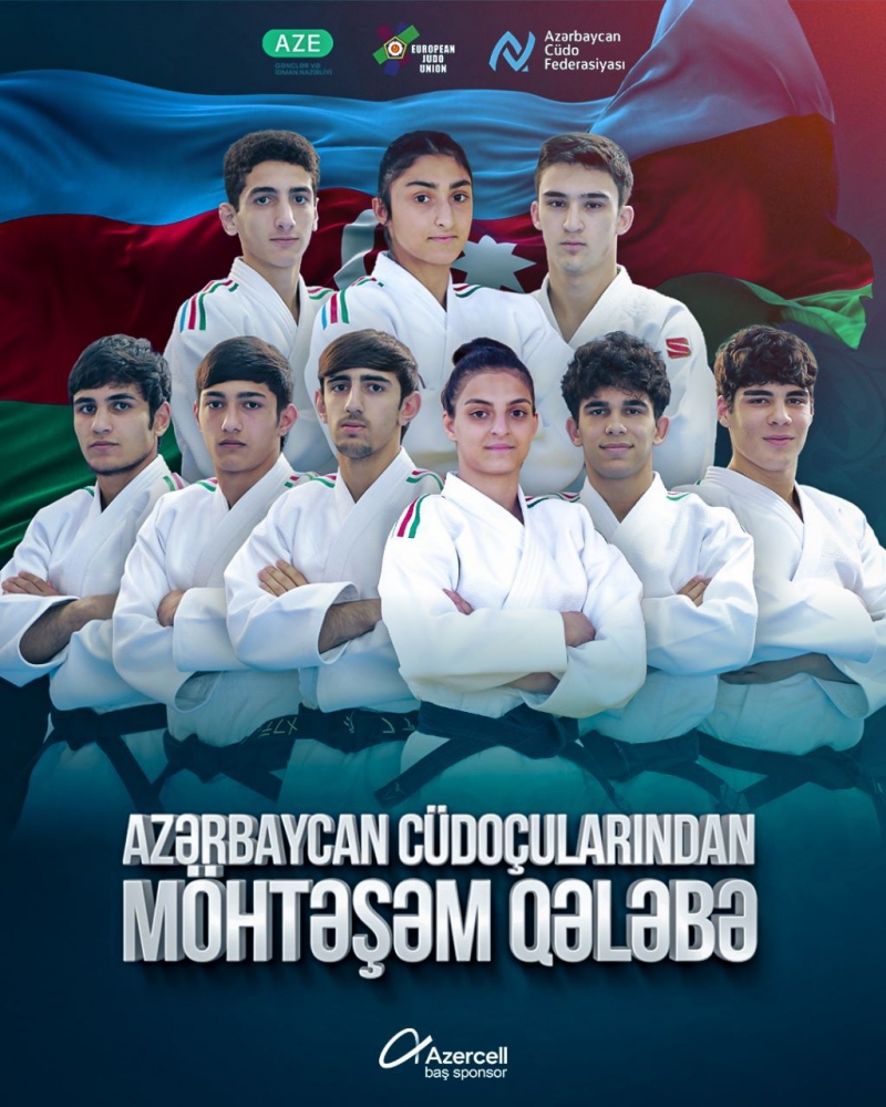 Azərbaycan millisi Avropa çempionatını zirvədə bitirdi