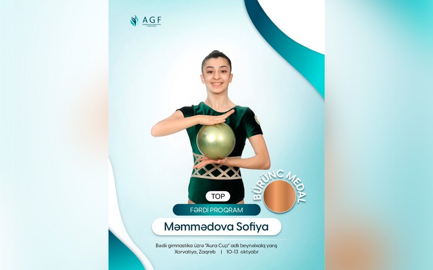 Gimnastımız Xorvatiyada 3-cü oldu