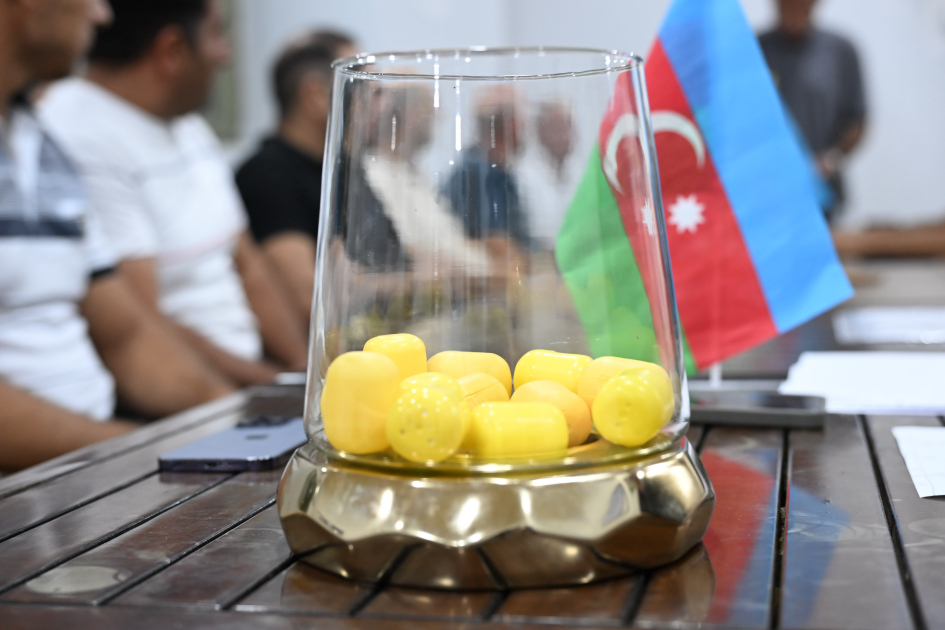 Şəhid jurnalistlərin xatirəsinə həsr olunan üçüncü futbol turnirinin püşkatma mərasimi olub