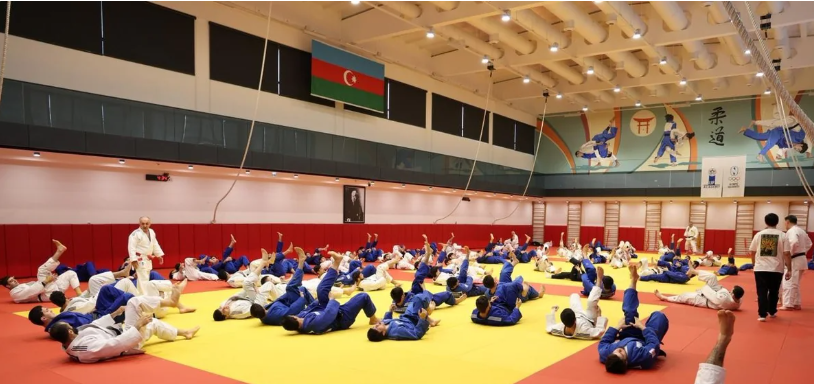 Cüdo üzrə Azərbaycan yığmasının media üçün açıq məşqi təşkil olundu