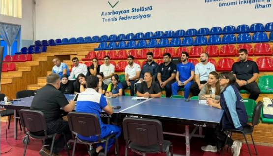 Stolüstü tennis üzrə beynəlxalq seminar keçirilir