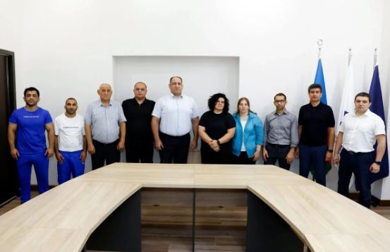 Avropa çempionatında medal qazanan paracüdoçularla görüş keçirilib