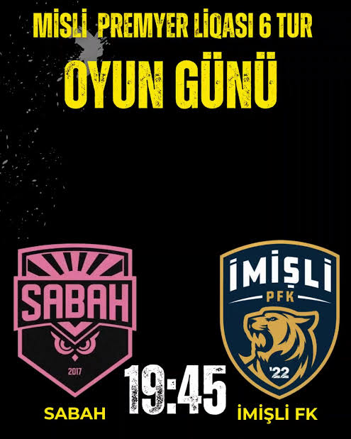 "Sabah" "İmişli"ni qonaq edir