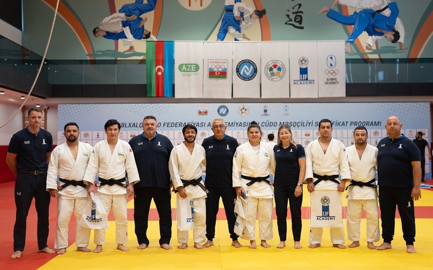 Beynəlxalq Cüdo Federasiyası Akademiyasının sertifikat proqramı başa çatıb