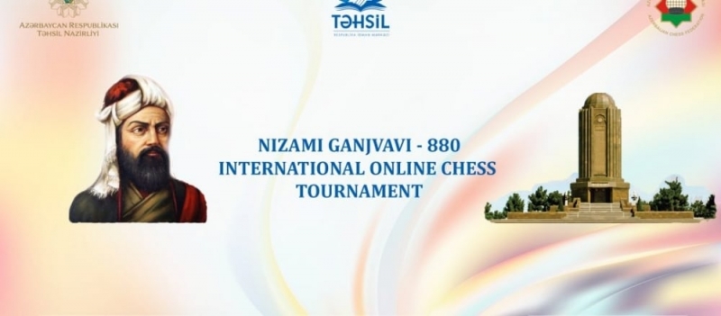Nizami Ganjavi – 880” beynəlxalq onlayn şahmat turniri başlayır