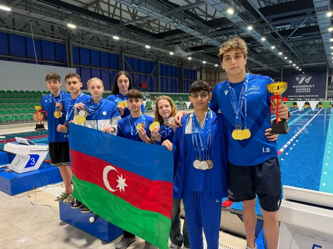 Azərbaycan üzgüçüləri Kutaisidə keçirilən Açıq Yaz Kubokunda uğurlu nəticələr əldə ediblər