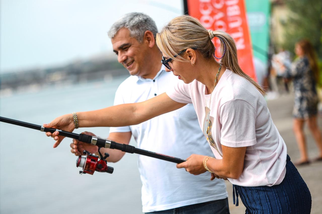 Mingəçevirdə balıq ovu festivalı keçirildi