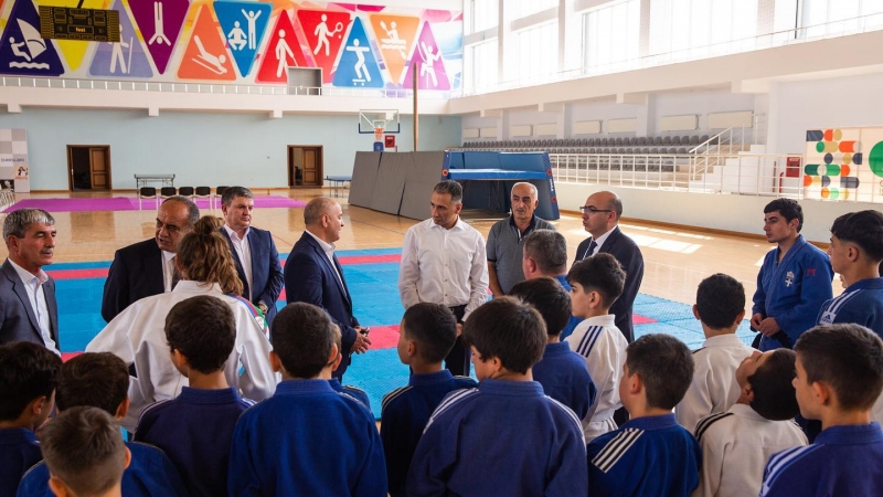 Federasiya prezidenti Qaxda cüdoçularla görüşdü