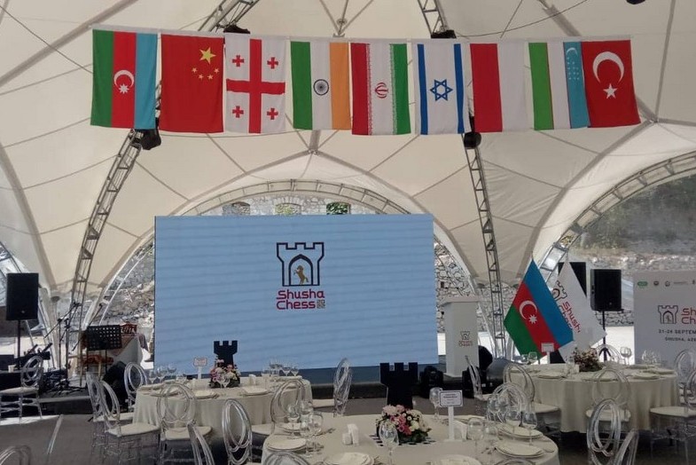 Şuşada ilk beynəlxalq şahmat turnirinin açılış mərasimi keçirildi