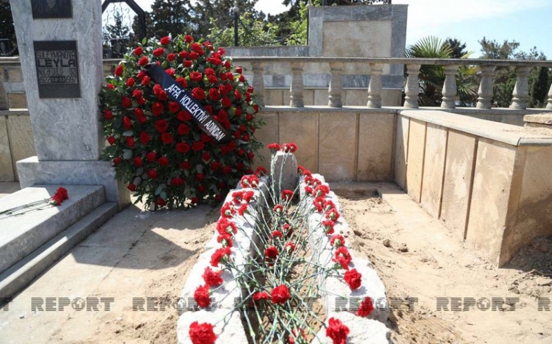 Məzahir Süleymanzadə dəfn olundu - FOTOLAR