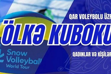 Qar voleybolu üzrə ölkə kubokunun oyun proqramı müəyyənləşib