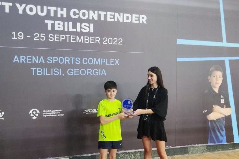 Azərbaycan tennisçisi Tiflisdən “bürünc”lə qayıdır