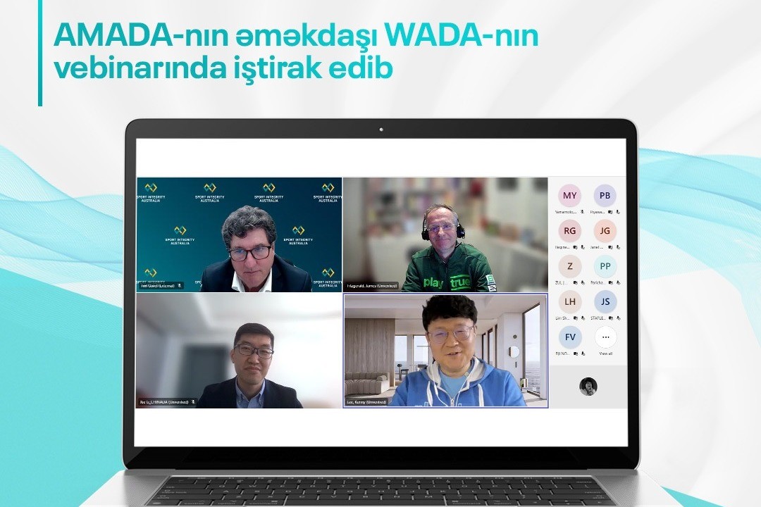 AMADA-nın əməkdaşı WADA-nın vebinarında iştirak edib
