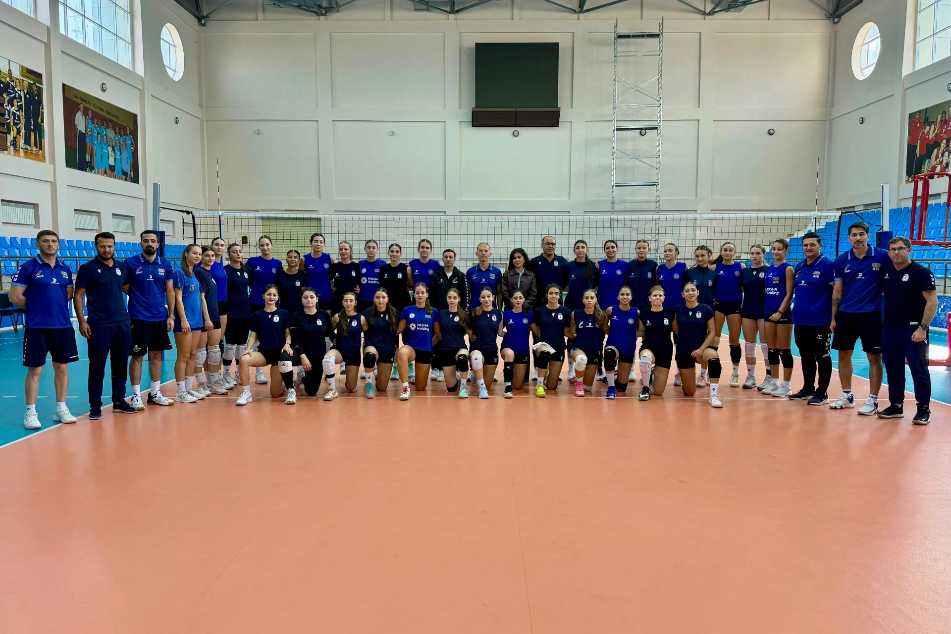 Azərbaycanın voleybolçu qızları Qubada yoxlama oyununda qalib gəlib