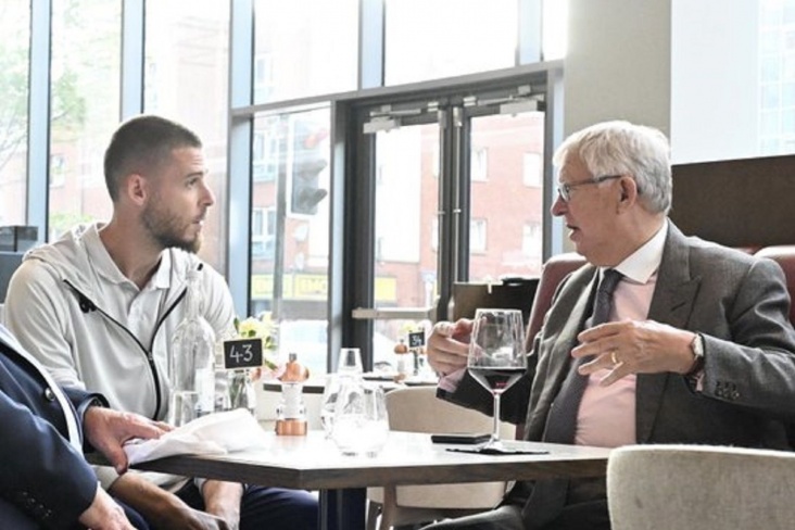 David de Xea Aleks Ferqyusonla görüşüb