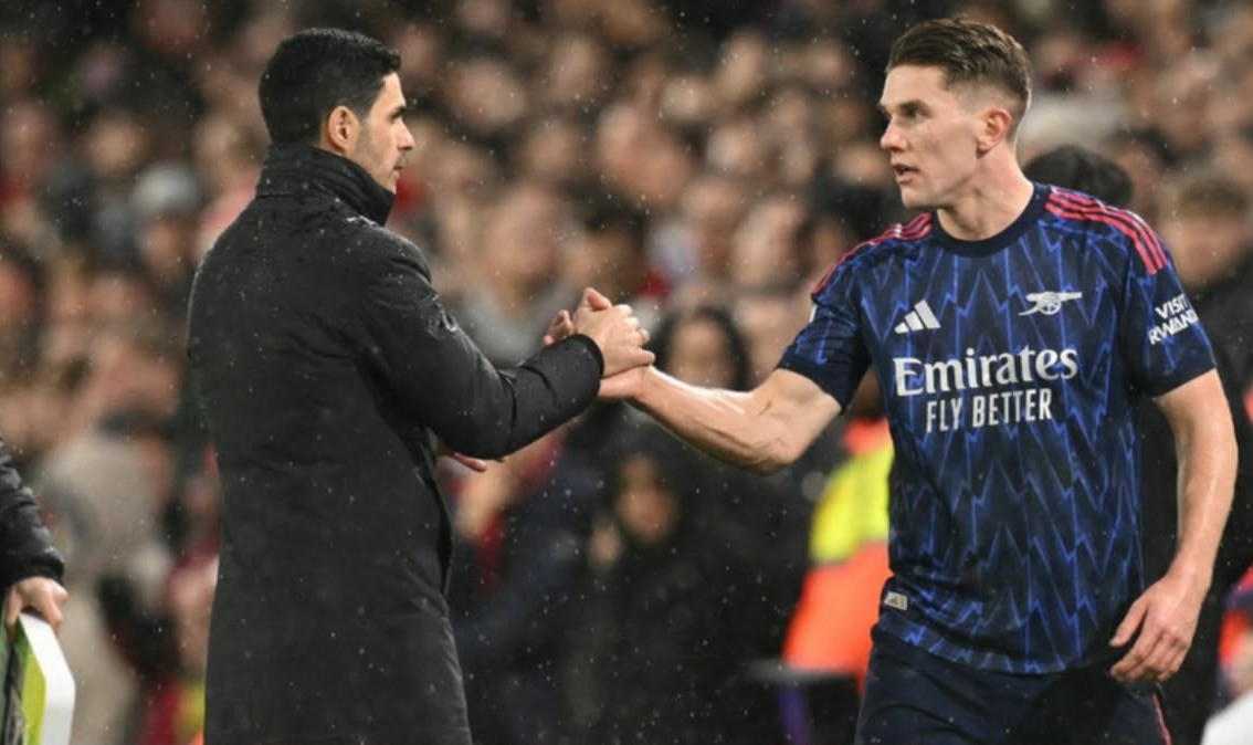 Arteta isveçli hücumçunu təriflədi: "Buz kimi sakit idi"