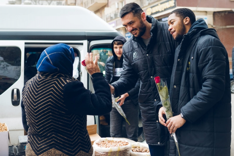 "Gəncə" xanımları belə təbrik etdi - FOTOLAR 