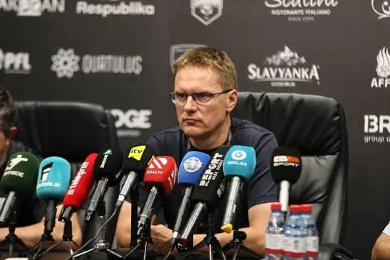 Çempionlar Liqası: Valdas Dambrauskas "Slaviya" ilə görüşdən əvvəl mətbuat önünə çıxacaq