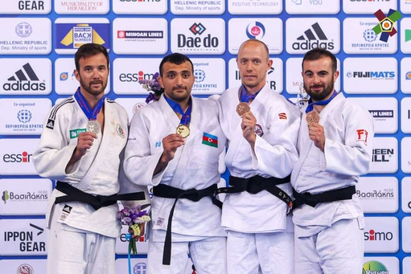 Veteran cüdoçulardan AÇ-də daha 8 medal