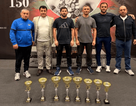 Azərbaycan güləşçiləri Estoniyada zirvədə