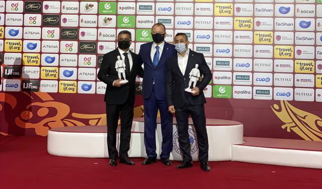 Sadıq Sadıqov Beynəlxalq Cüdo Federasiyası tərəfindən mükafatlandırıldı