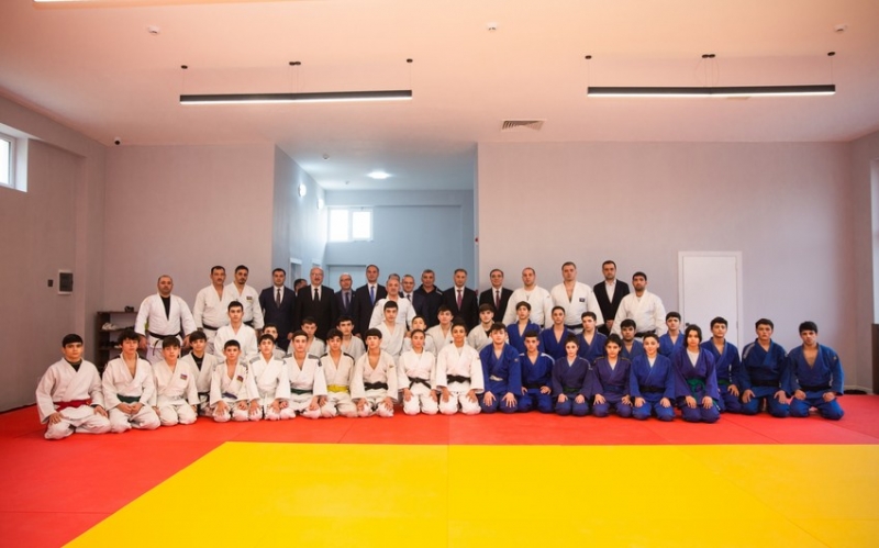 Federasiya prezidenti Gəncədə cüdo təlim mərkəzinə baş çəkdi