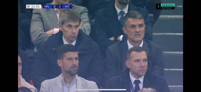 Şevçenko Cokoviçin yanında əyləşdiyinə görə tənqid olundu