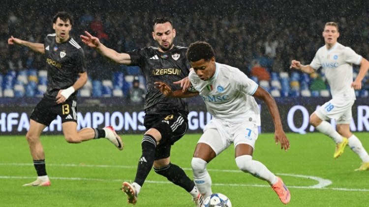 "Qarabağ" səfərdə "Napoli"yə uduzdu