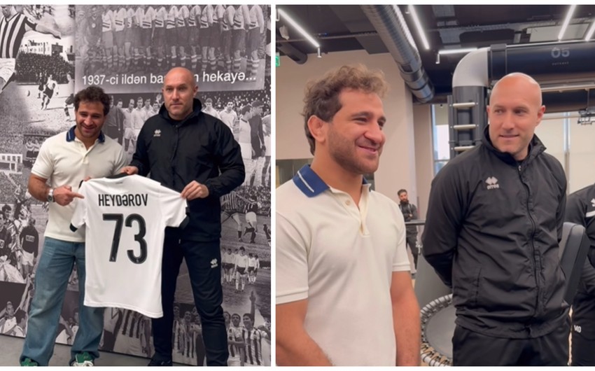 Olimpiya çempionu "Neftçi"nin düşərgəsinə baş çəkib