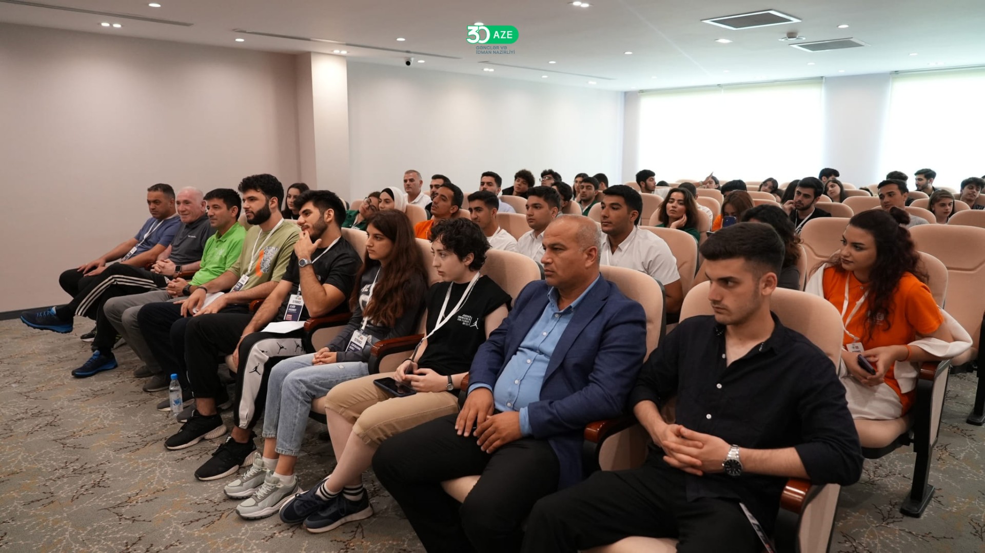 Olimpiya çempionlarımız "Gənc idman liderləri" layihəsində iştirak ediblər