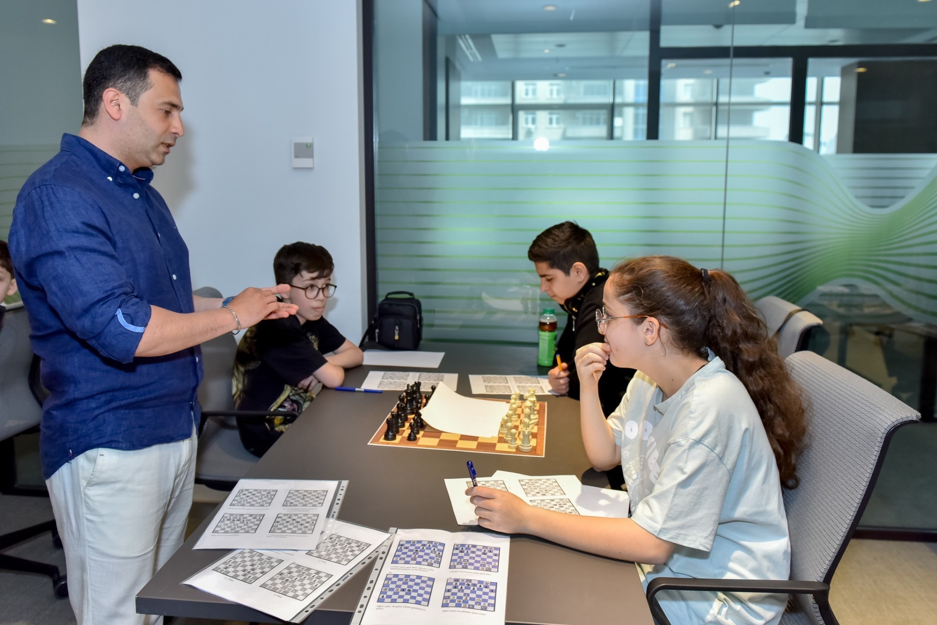 Yeniyetmə şahmatçıların sınaq testi